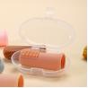 Buy cheap Apricot Baby Silicone Products Soft Finger Toothbrush With Packaging Box from wholesalers