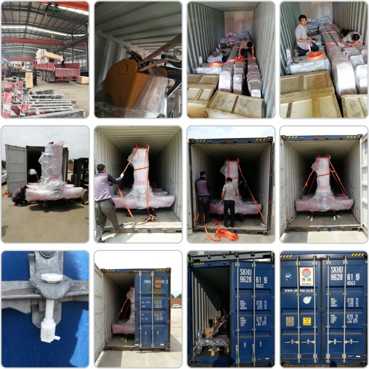 5 Ton Truck Crane With Basket Weight KG 2260 Kg Hydraulic Lifting Machinery