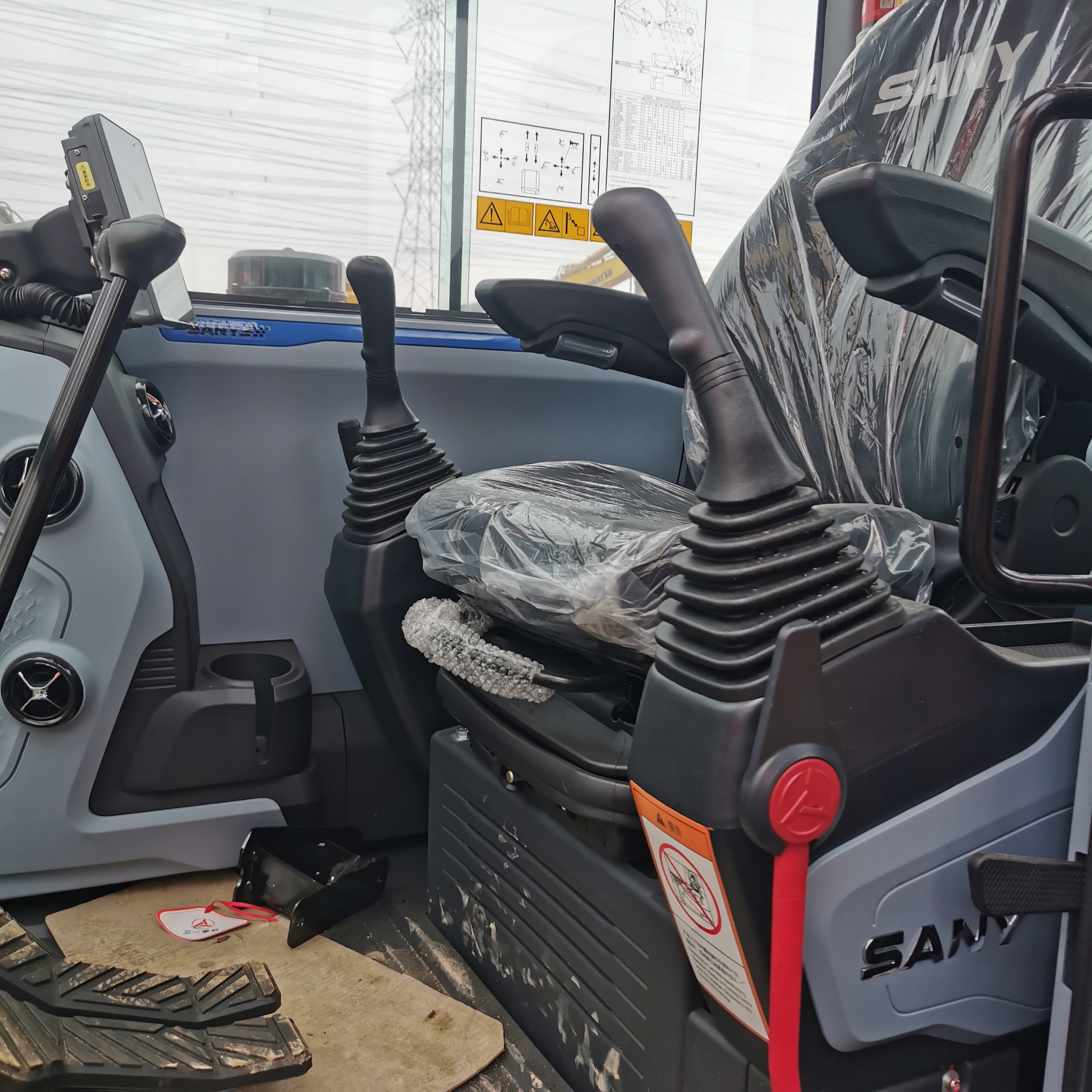 Original Hydraulic Cylinder Used SANY SY55Cpro Excavator for Construction Machinery