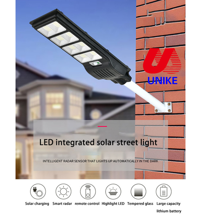720pcs 2835SMD LED Solar Street Light Ip65 Outdoor 400w 500w 600w Bright White