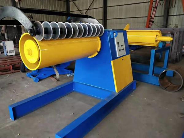 Buy cheap 1.5m Coil Hydraulic Decoiler Machine For Steel Strip Slitting Recycling from wholesalers