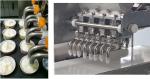 OEM 100g Cake Filler Machine Touch Screen Control 2000BPH-3000BPH