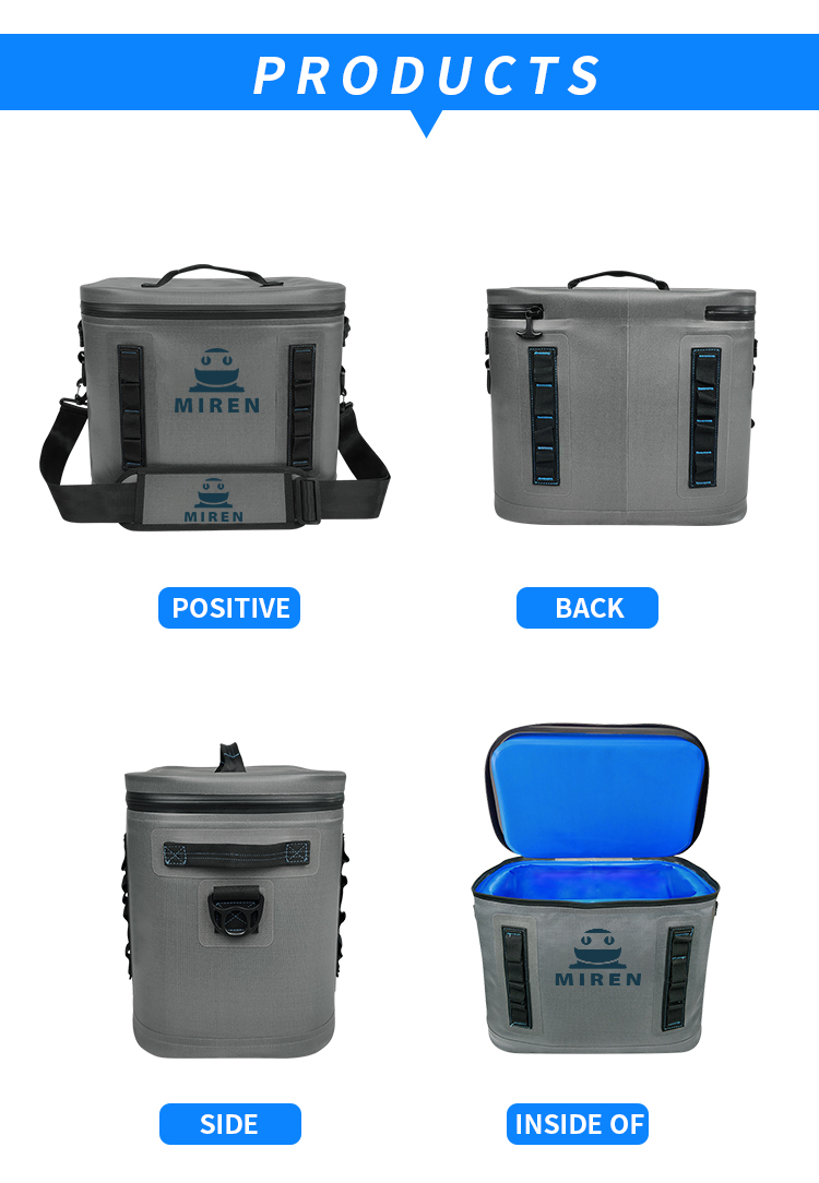 Portable Soft 20L Cooler Bag Reusable For Outdoor Hiking Picnic