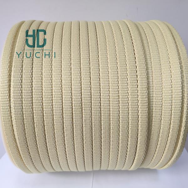 High Temperature Resistant Anti Abrasive Aramid Roller Ropes For Tempered glass