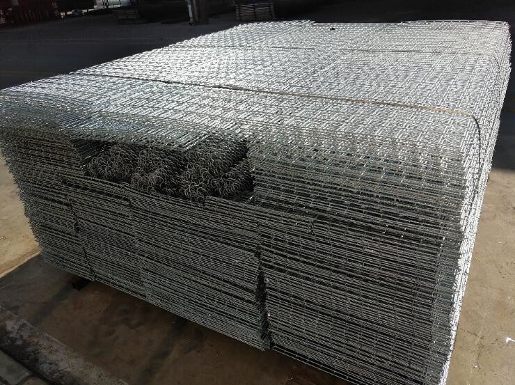Silver Wire Gabion Baskets , Gabion Wall Cages For Rock Retaining Walls