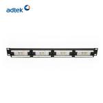 Blank Copper Patch Panel Label Mark Cat6 UTP 1U 24 Ports RJ45 Coupler Patch