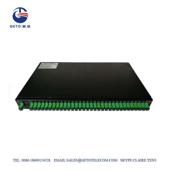 Buy cheap 1650nm 1×32 Fiber Optic Splitter Rack Mount Plc from wholesalers
