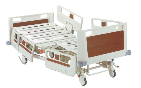 Buy cheap Steel Frame Electrical ICU Hospital Bed With Wheels / Cpr Function from wholesalers