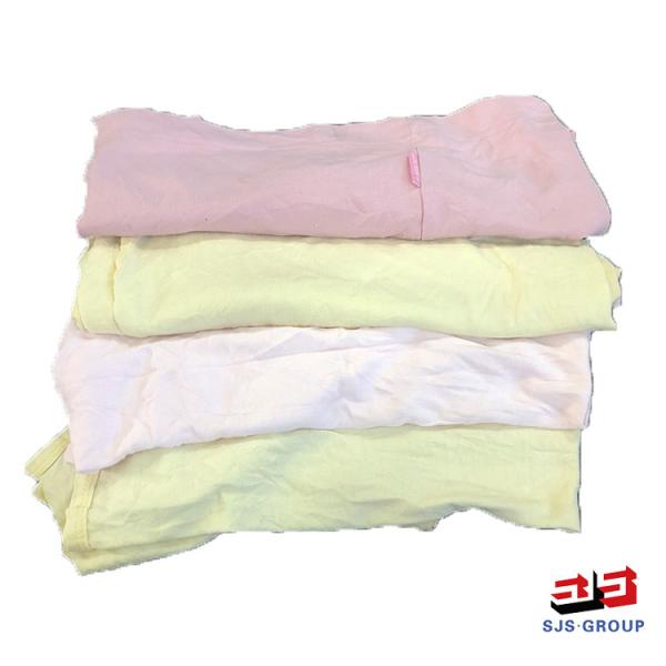 Buy cheap 10kg 25kg Used Cotton Light Color Mixed Printed T Shirt Rags Industrial Cleaning Wiping Rags trapo industrial from wholesalers