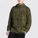 Hip Hop Lightweight Windbreaker Jacket Custom Streetwear Men Hood Bomber Jacket