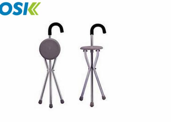 Buy cheap Portable Medical Walking Aids Outdoor Foldable Walking Stick With Seat from wholesalers
