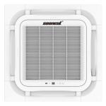 Ceiling Air Conditioner 4 Way Air Flow T3 Tropical Ambient Dc Inverter 24000 Btu
