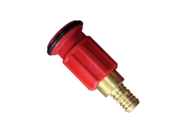 Buy cheap Red Color Fire Hose Reel Nozzle Brass Water Way Body with Nylon House from wholesalers