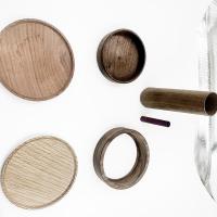 Buy cheap Wood Rapid Prototype Machining Black Walnut Table Calendar Base product