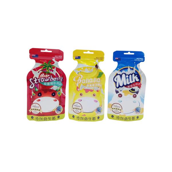 Buy cheap Custom Print plastic packaging stand up Shape Doypack for liquid packing from wholesalers