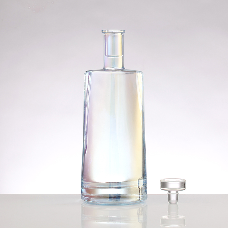 Colorful Glass Liquor Bottle with Customizable Sealing and Aluminum Plastic PP Collar