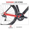 Buy cheap 8.5kg SAVA Carbon Road Bike 700c , T800 Carbon Fiber Racing Bike Double V Brake from wholesalers