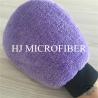 Buy cheap Purple Microfiber Super Absorbent Car Cleaning Cloth Towel Coral Fleece Car Hand Gloves from wholesalers