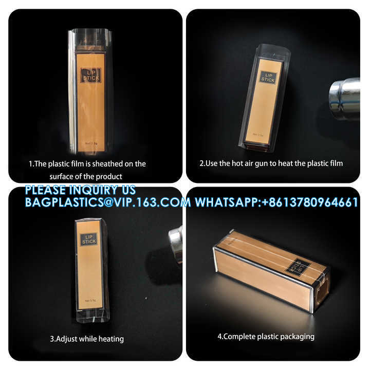 POF Clear Pvc Shrink Film Plastic Heat Shrink Wrap For Can Bottles Packing Tamper Evident Shrink bags