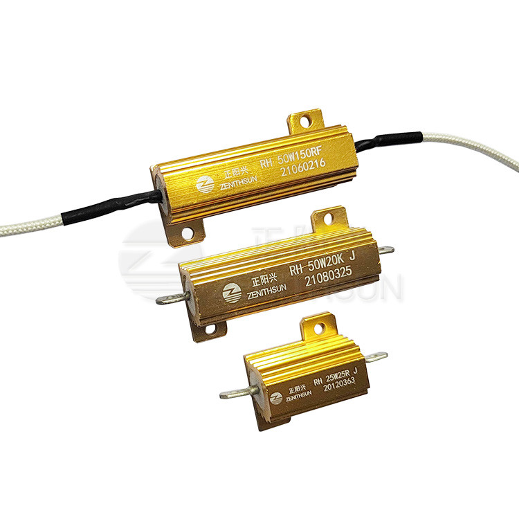50W High Power Led Load Resistor Cable Leaded Aluminium Housed