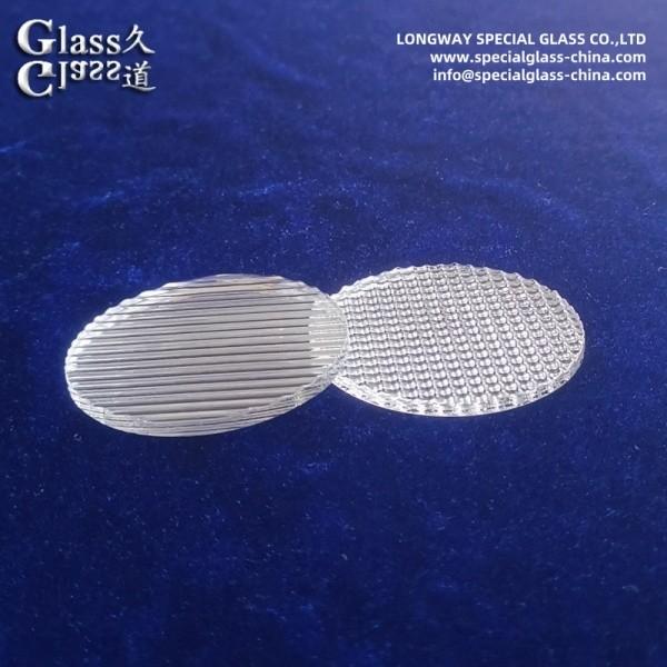 Buy cheap Durable Borosilicate Glass Spread Lens For Industrial Lighting Fixtures from wholesalers