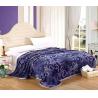 Buy cheap Polyester Microfiber Flannel Fleece Blanket For Home / Hotel Bedding Floral Printed from wholesalers
