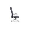 Buy cheap Conjoined Armrest 360° Swivel Revolving Leather Chair With Castors from wholesalers