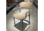 Buy cheap Comfortable Backrest Plastic Outdoor Dining Chairs Stackable 54cm 83cm from wholesalers