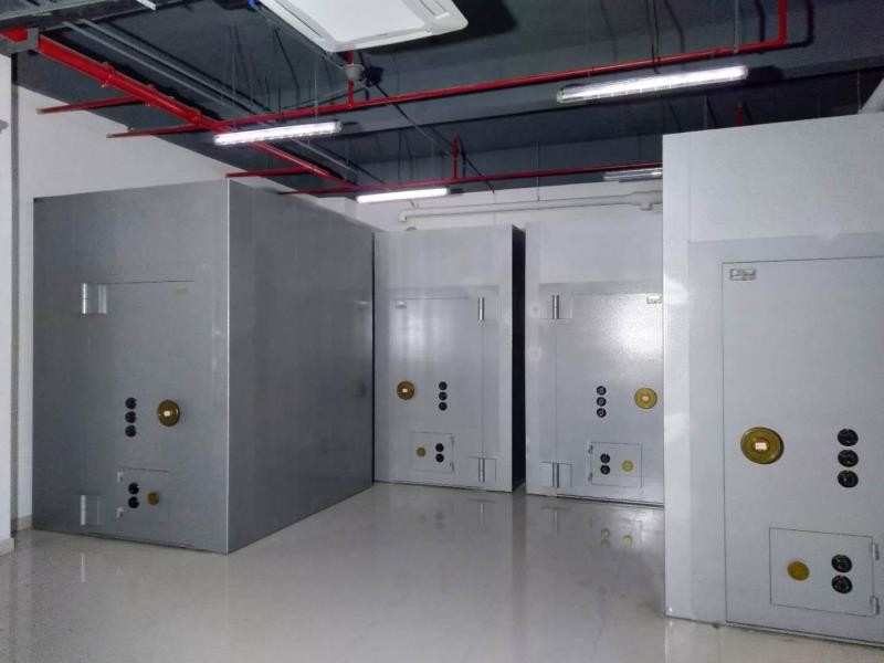 15Minutes Anti Burglary 70mm Gun Safe Rooms For Center Bank