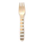160mm JFB Craft Disposable Kraft Paper Wooden Cutlery Set With Napkins
