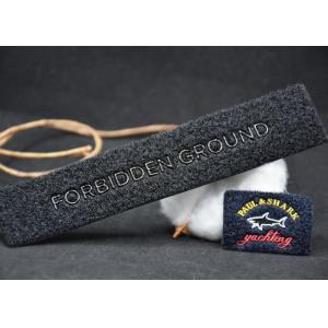 China OEKO Female Velcro Embossed Patches Hook And Loop Patches on sale