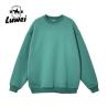 Buy cheap Custom Embroidery Washed 360g Polar Fleece Solid Color Round Neck Oversized Plus Size Men's Hoodies & Sweatshirts from wholesalers