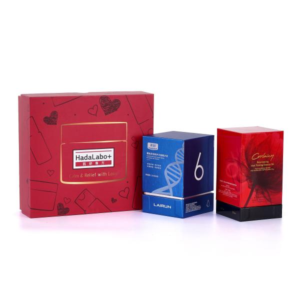Buy cheap Perfume Skincare Folding Paper Box Luxury Cosmetic Makeup Gift Packaging Box from wholesalers