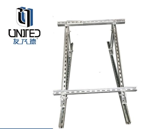Buy cheap 12 Gauge Strut Channel Fittings And 4 Holes Base For Long-Lasting Durability from wholesalers