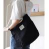 Buy cheap Korean Canvas Shoulder Bag Zipper Luxury Women Bags Designer Women Messenger Bag Female Simple Handbag Letter Printing tote from wholesalers