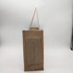 Ladies Christmas Canvas Printed Jute Bags For Shopping Gift