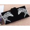Buy cheap Two Zabras Pattern Acrylic Clutch Bags Black Box Size For Beautiful Girls from wholesalers