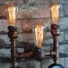Buy cheap Vintage Industrial Water Pipe Wall Light Retro E27 Edison Wrought Iron steampunk lamp (WH-VR-90) from wholesalers
