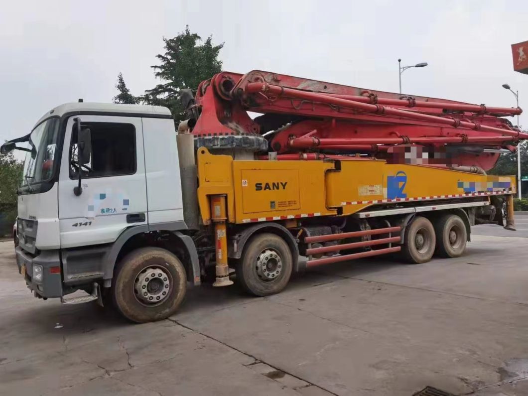 2012 52m Sy Concrete Pump on MB Truck Concrete Boom Pump