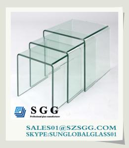 Buy cheap glass computer table (round,oval,square,rectangle) from wholesalers