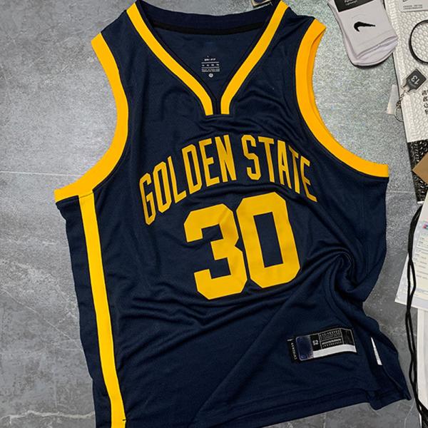 Buy cheap 30 NBA Curry Black Basketball Jersey 100% Polyester from wholesalers