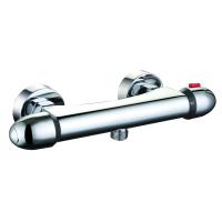 Buy cheap Polished Hot And Cold Basin Mixer with Thermostatic Valve Operation T80818 product