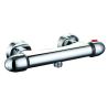 Buy cheap Polished Hot And Cold Basin Mixer with Thermostatic Valve Operation T80818 from wholesalers