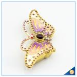 Animal Shape Butterfly Trinket Box Metal Jewelry Box Car Decoration SCJ591