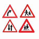 Speed Limit Retro Reflective Signs Stop Traffic Symbol Round shape
