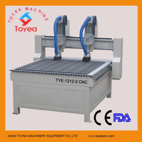 Buy cheap Double heads Advertising cnc engraving machine TYE-1212-2 from wholesalers