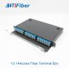 Buy cheap LC Connector 1U Fiber Optic Patch Panel Wiht Cold Rolled Steel from wholesalers