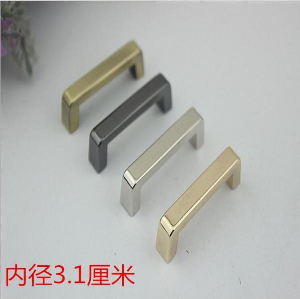 Buy cheap Bag accessories nickel color 31 mm zinc alloy metal arch bridge with hanging plating from wholesalers