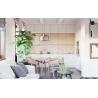 Buy cheap Modern Design Kitchen Cabinet Acrylic Surface Treatment Environmental Friendly from wholesalers
