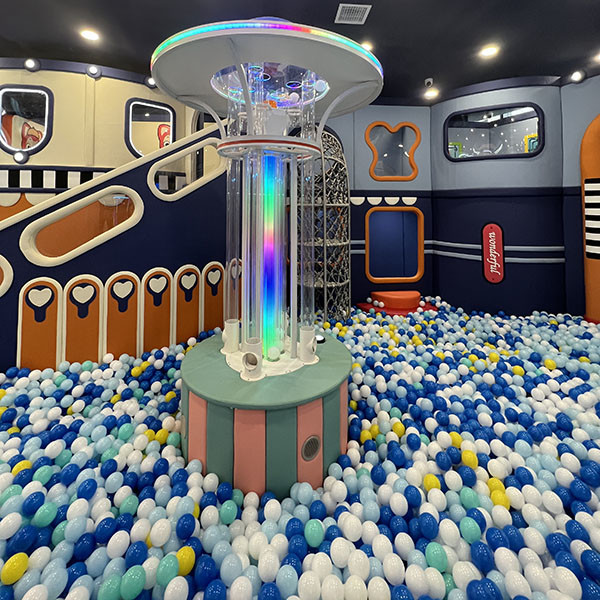 100-Piece Lightweight Plastic Ocean Balls for Indoor Playgrounds